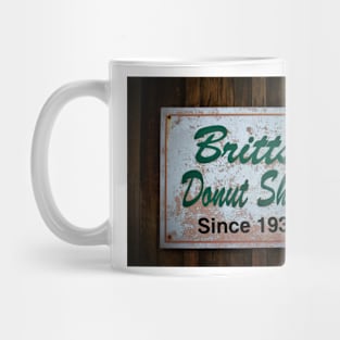 Britt's Donut Shop Sign 1 Mug